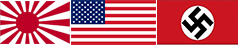 ImperialJapanese, US, Nazi Flags